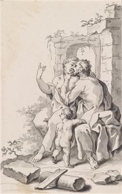 Deutscher Künstler, Mitte des 18. Jahrhunderts - Antiquariato e Dipinti