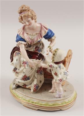 Mutter mit Kind, - Antiques and Paintings