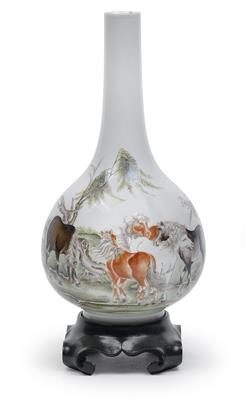 Vase mit acht Pferden, - Starožitnosti, Obrazy