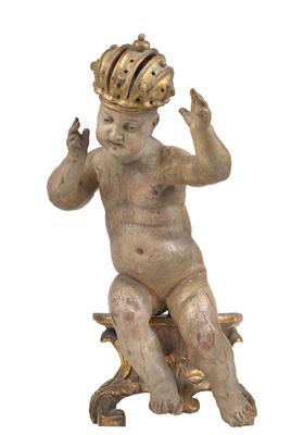 Baroque baby Jesus, - Works of Art (Furniture, Sculpture)