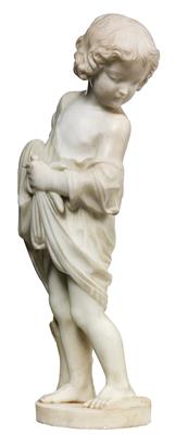 Small marble figure, - Works of Art (Furniture, Sculpture)