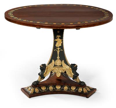 Museum quality Viennese Empire table, - Works of Art (Furniture, Sculpture)