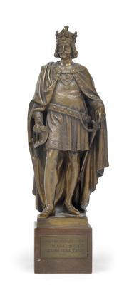 Statuette Jiri von Podiebrad (1420-1471), - Starožitnosti, Obrazy
