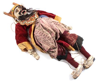 Burma: Eine typische Marionette. - Antiquariato e Dipinti