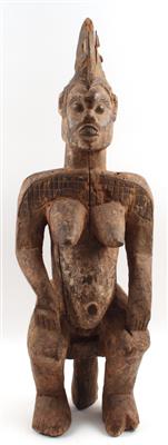 Afrikanische Skulptur im Stil der Idoma (Benue-River, Nigeria, an und über der Grenze zu Kamerun): - Antiquitäten & Bilder