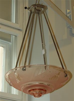 Art Deco-Deckenlampe, - Saisonabschluss-Auktion Bilder Varia, Antiquitäten, Möbel/Design