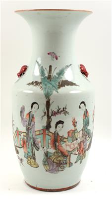 Famille rose-Vase, - Starožitnosti, Obrazy