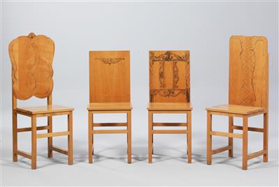 Vier Stühle, - Starožitnosti, Obrazy