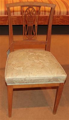 Biedermeier-Sessel um 1820/30, - Sommerauktion - Bilder Varia, Antiquitäten, Möbel/ Design