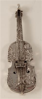 Deckeldose in Form eines Cello, - Summer-auction