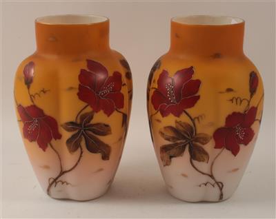 Paar Vasen, - Sommerauktion - Bilder Varia, Antiquitäten, Möbel/ Design