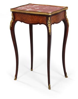 Französisches Beistelltischchen im Louis XV. Stil, - Summer-auction