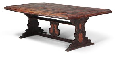 Ungewöhnlicher Tisch in Refektoriumsart, - Summer-auction