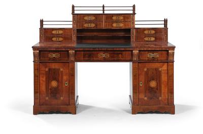 Biedermeier-Schreibtisch, - Letní aukce
