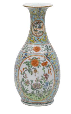 Famille Rose-Vase, - Sommerauktion - Bilder Varia, Antiquitäten, Möbel