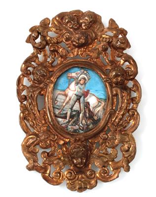 Kleiner barocker Metallrahmen, - Sommerauktion - Bilder Varia, Antiquitäten, Möbel