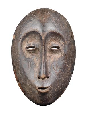Lega, Dem. Rep. Kongo: Schöne, alte Maske des Bwami-Bundes. - Summer-auction