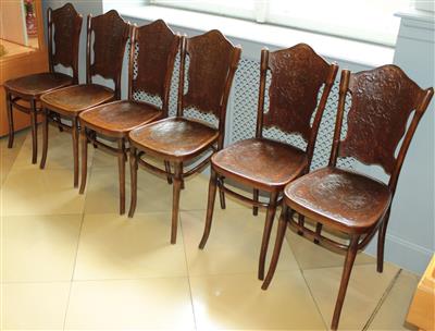 Sechs Stühle, - Letní aukce
