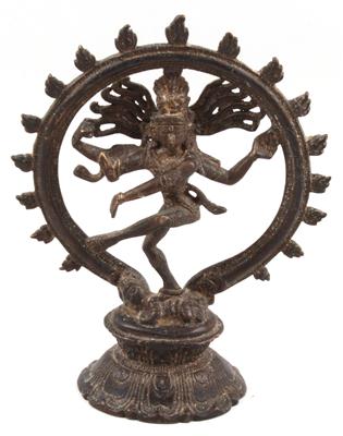 Indien: Bronze-Figur eines tanzenden Shiva - Sommerauktion - Bilder Varia, Antiquitäten, Möbel