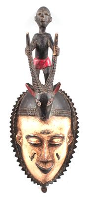 Yaure, Elfenbeinküste: Maske der Yaure, - Sommerauktion - Bilder Varia, Antiquitäten, Möbel