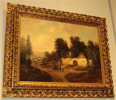 J. Breton, 19. Jahrhundert - Sommerauktion - Bilder Varia, Antiquitäten, Möbel