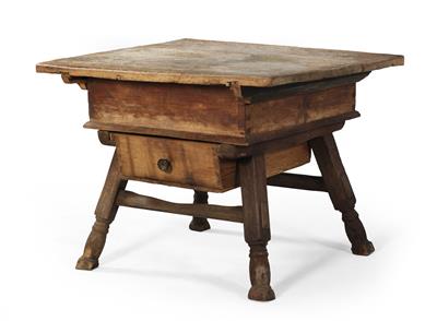 Bäuerlicher Tisch, - Summer-auction