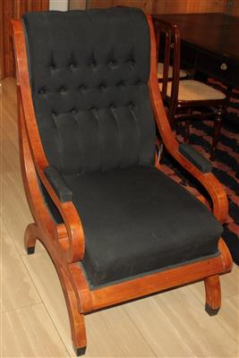 Fauteuil im Biedermeier-Stil, - Letní aukce