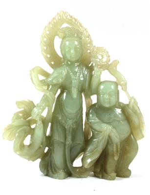 Guanyin und sitzender Buddha, - Summer-auction