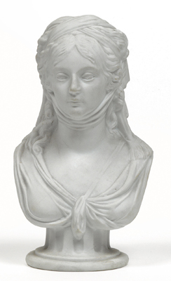 Kronprinzessin Louise von Preussen, 1776-1810, Biskuitporzellan-Büste, - Sommerauktion - Bilder Varia, Antiquitäten, Möbel