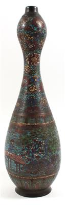 Cloisonné-Vase, - Starožitnosti, Obrazy