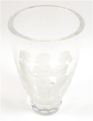 Vase mit drei Grazien, - Antiques and Paintings