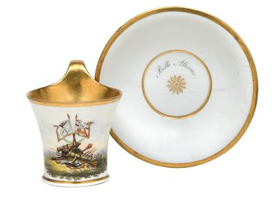 Belle Alliance cup and saucer, - Starožitnosti (Nábytek, Sochařská díla, Sklo, Porcelán)