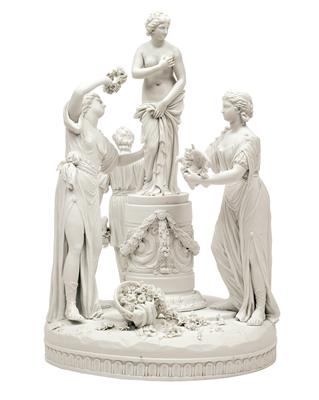 Große Venus-Gruppe, - Antiquitäten (Möbel, Skulpturen, Glas und Porzellan)