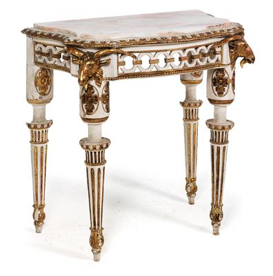 Italian Neo Classical Console Table Works Of Art Furniture