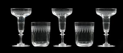Lobmeyr-Gläser, - Antiquitäten (Möbel, Skulpturen, Glas und Porzellan)