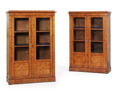 Paar Biedermeier Bücherschränke, - Winter-Auktion (Antiquitäten, Bilder, Möbel, Teppiche, Design)