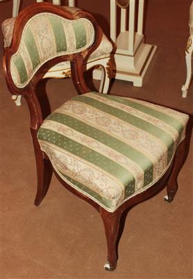 Sessel um 1860/70, - Winter-Auktion (Antiquitäten, Bilder, Möbel, Teppiche, Design)