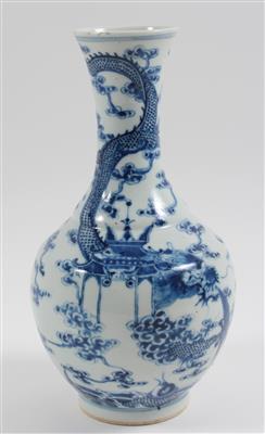 Blau-weiße Vase, - Antiquariato e Dipinti
