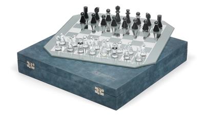 Swarovski-Schachfiguren in Geschenk-Kassette, - Antiquitäten & Bilder