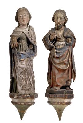 Hl. Maria Magdalena und Apostel, - Antiques and Paintings