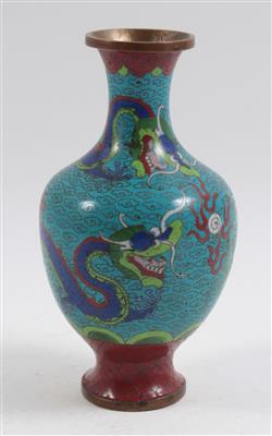 Cloisonné-Vase, - Antiquitäten & Bilder