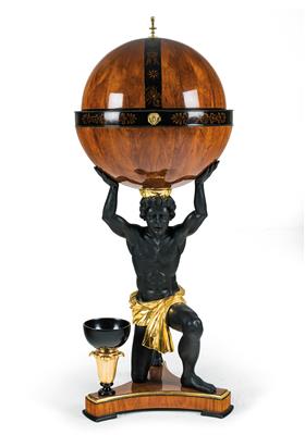Globe table, - Starožitnosti (Nábytek, Sochařská díla)