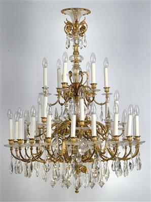 A Lobmeyr chandelier in "Neo-Renaissance" style, - Oggetti d'arte