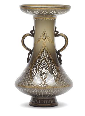 A Lobmeyr vase from the "Indian Series", - Works of Art (Furniture, Sculptures, Glass, Porcelain)