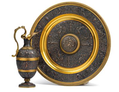 Temperantia bowl and pitcher, - Works of Art (Furniture, Sculptures, Glass, Porcelain)