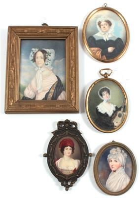 Konvolut Miniaturen 19./20. Jahrhundert - Antiquitäten & Bilder