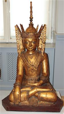 Buddhafigur vom Typ Jambhupati - Saisonabschluß-Auktion Bilder Varia, Antiquitäten, Möbel, Teppiche und Design
