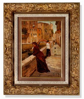 Italienischer Künstler um 1900 - Saisonabschluß-Auktion Bilder Varia, Antiquitäten, Möbel, Teppiche und Design