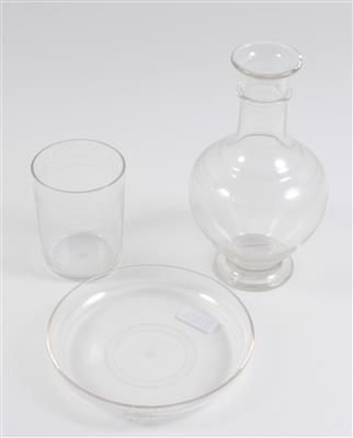 Lobmeyr-Glasteile, - Saisonabschluß-Auktion Bilder Varia, Antiquitäten, Möbel, Teppiche und Design