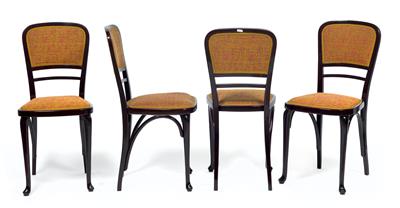 Vier Stühle Nr. 492, - Saisonabschluß-Auktion Bilder Varia, Antiquitäten, Möbel, Teppiche und Design